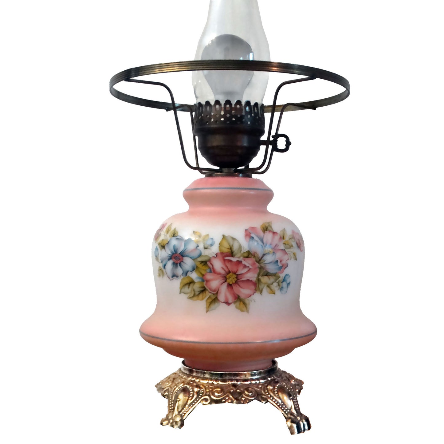 26-in-Pink-Glass-Hurricane-Lamp-with-top-removed.