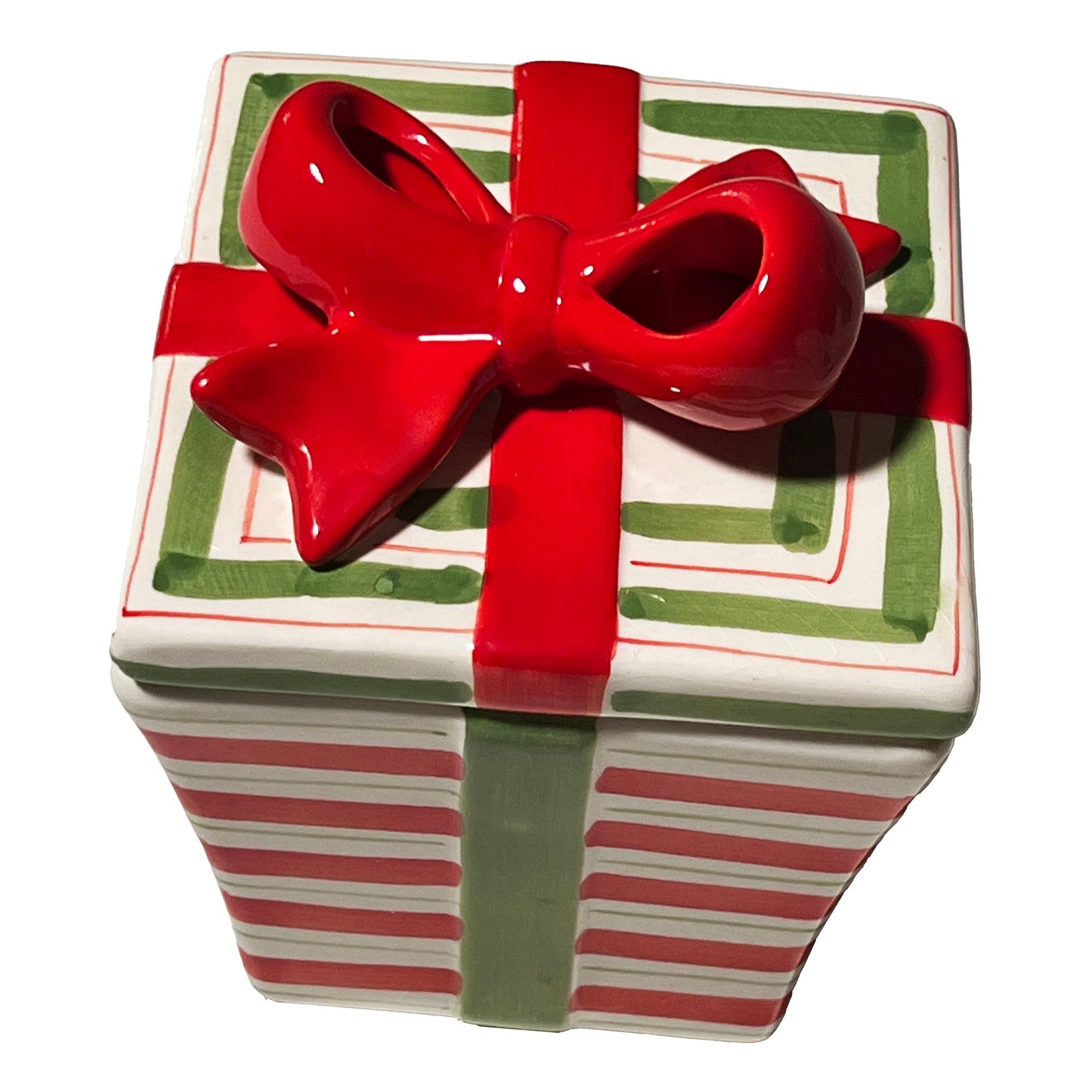 5x5-Red-Green-Ceramic-Gift-Box-Removable-Lid-and-big-red-bow.