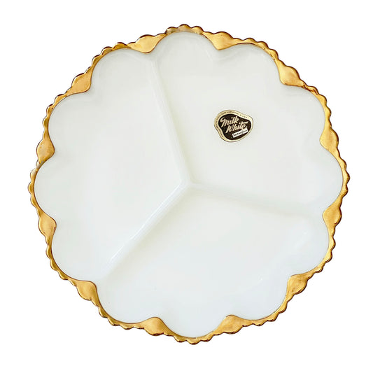 Anchor-Hocking-Three-Section-Milk-Glass-Serving-Plate.