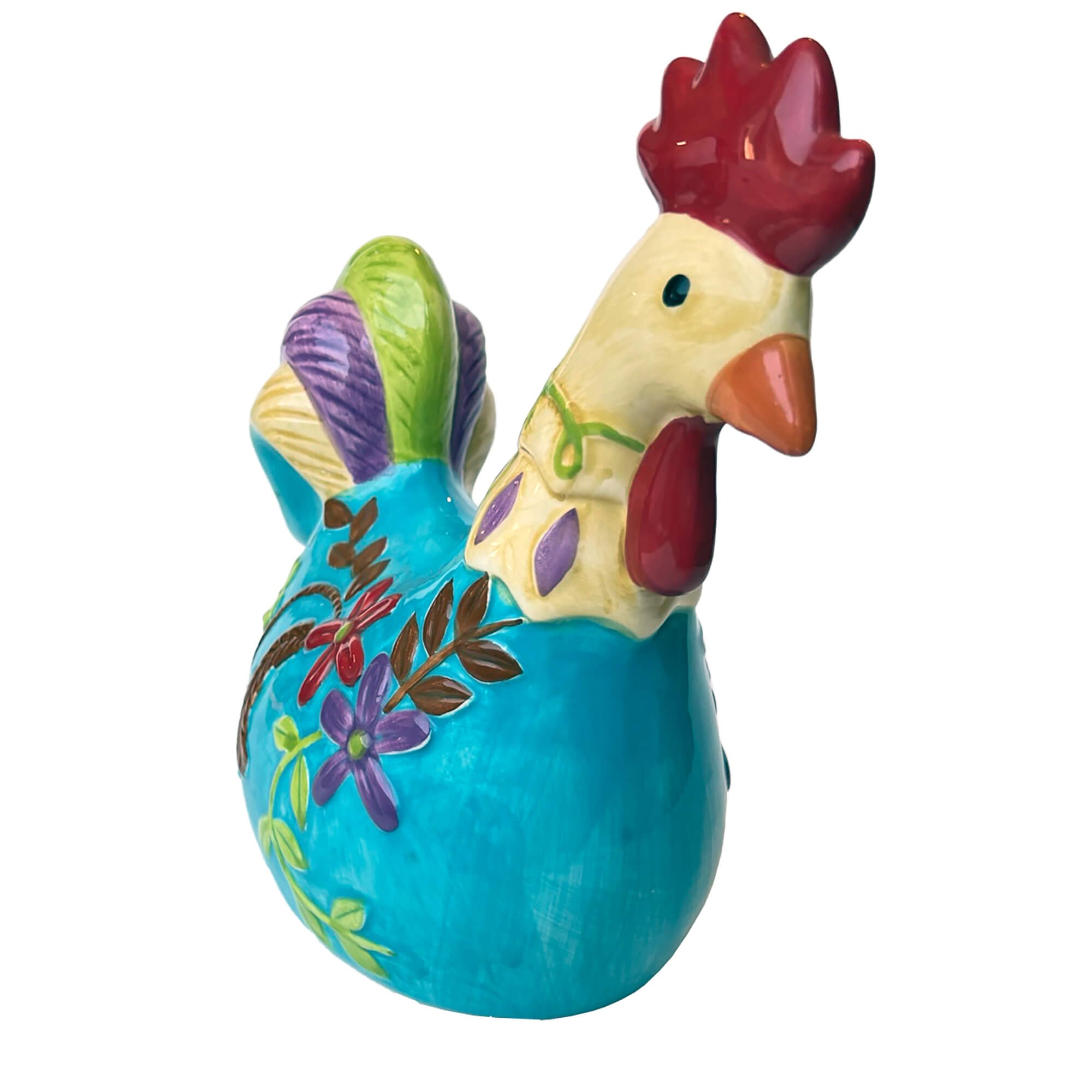 Farmhouse Kitchen Open Rooster Figurine selling