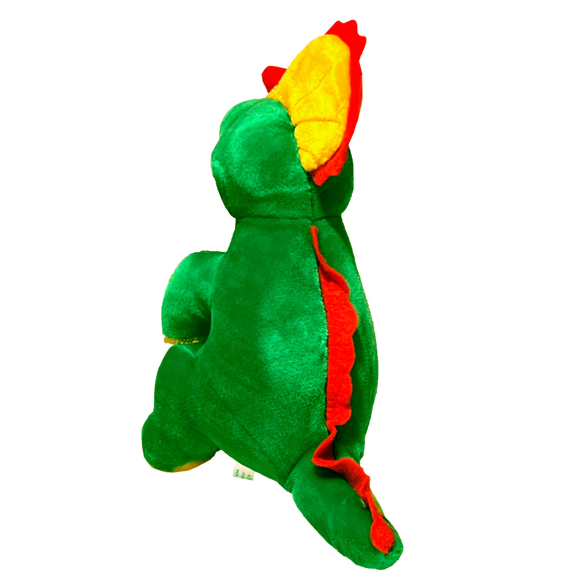 BJ-Toys-15-inch-Plush-Stuffed-Dinosaur-Toy.-View-of-back-and-tail.