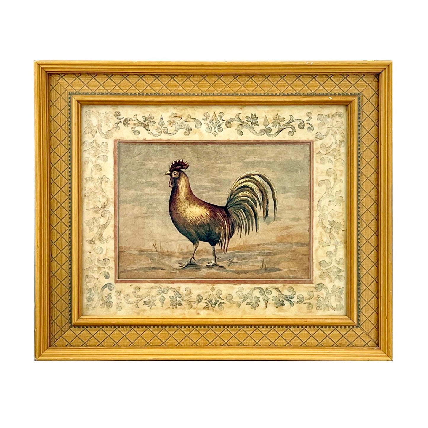 Banafshe-Schippel-Framed-Rooster-Art-Print.-Wall-Decor.-Shop-eBargainsAndDeals.com