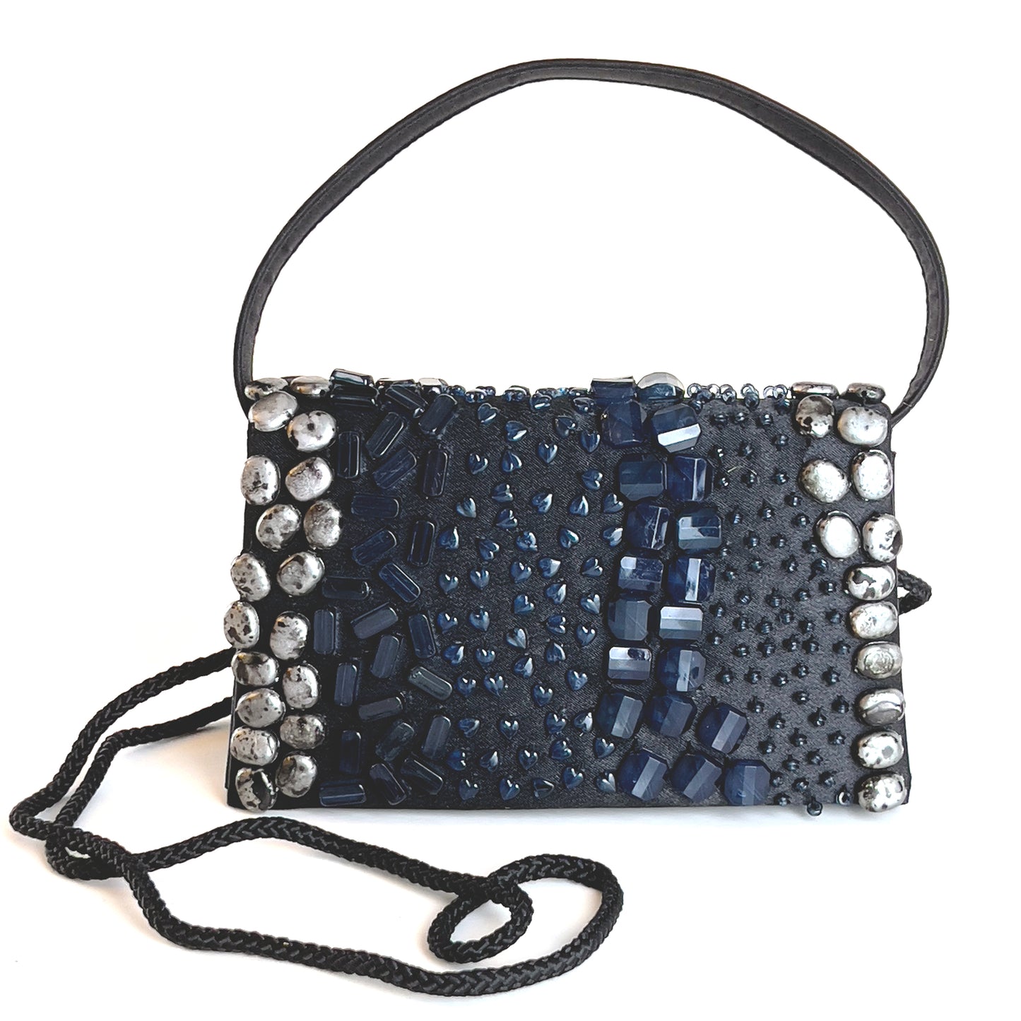 Bijoux-Terner-Ladies-Small-Black-Beaded-Shoulder-Bag.-Shop-eBargainsAndDeals.com.