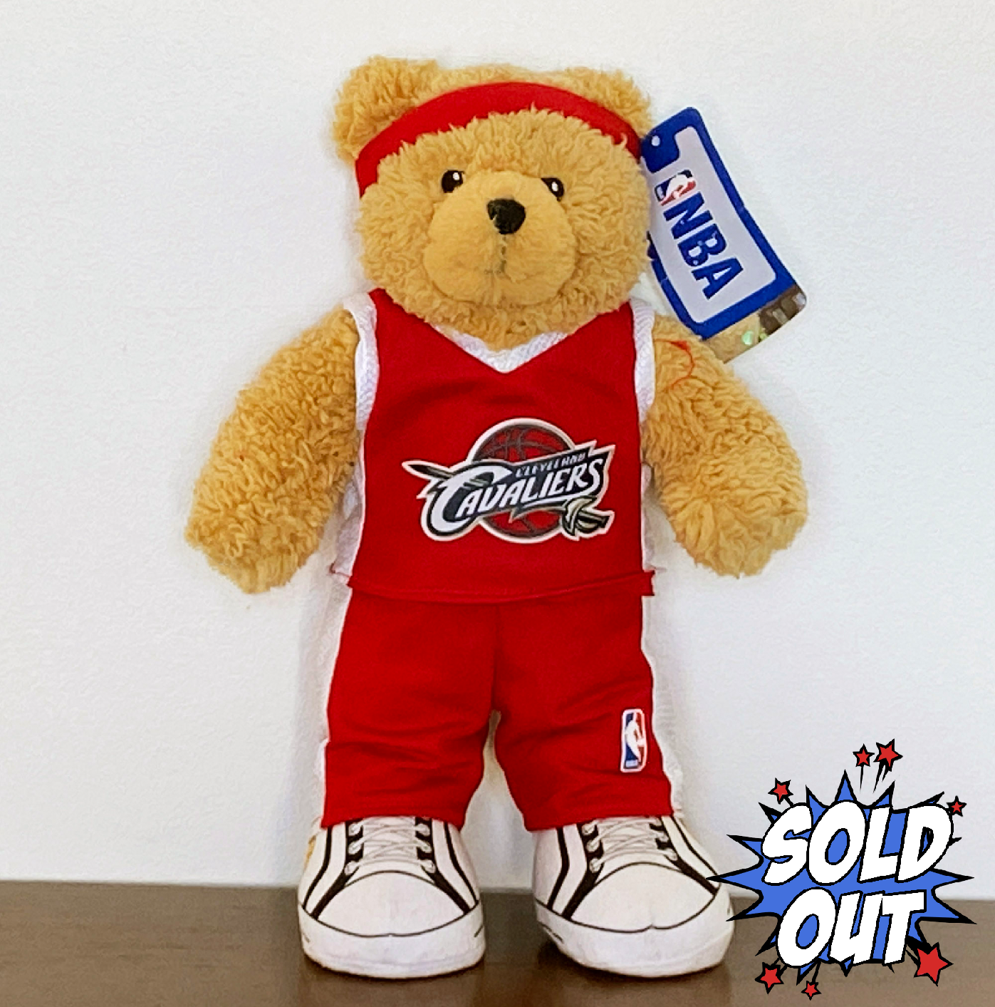 NBA Store Cleveland Cavaliers Basketball Stuffed Bear Collectible Toy