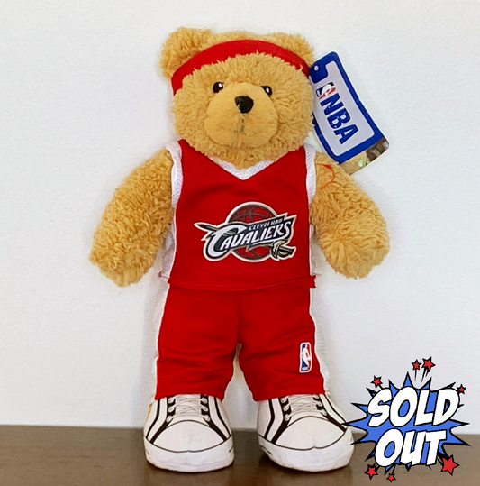 NBA Store Cleveland Cavaliers Basketball Stuffed Bear Collectible Toy