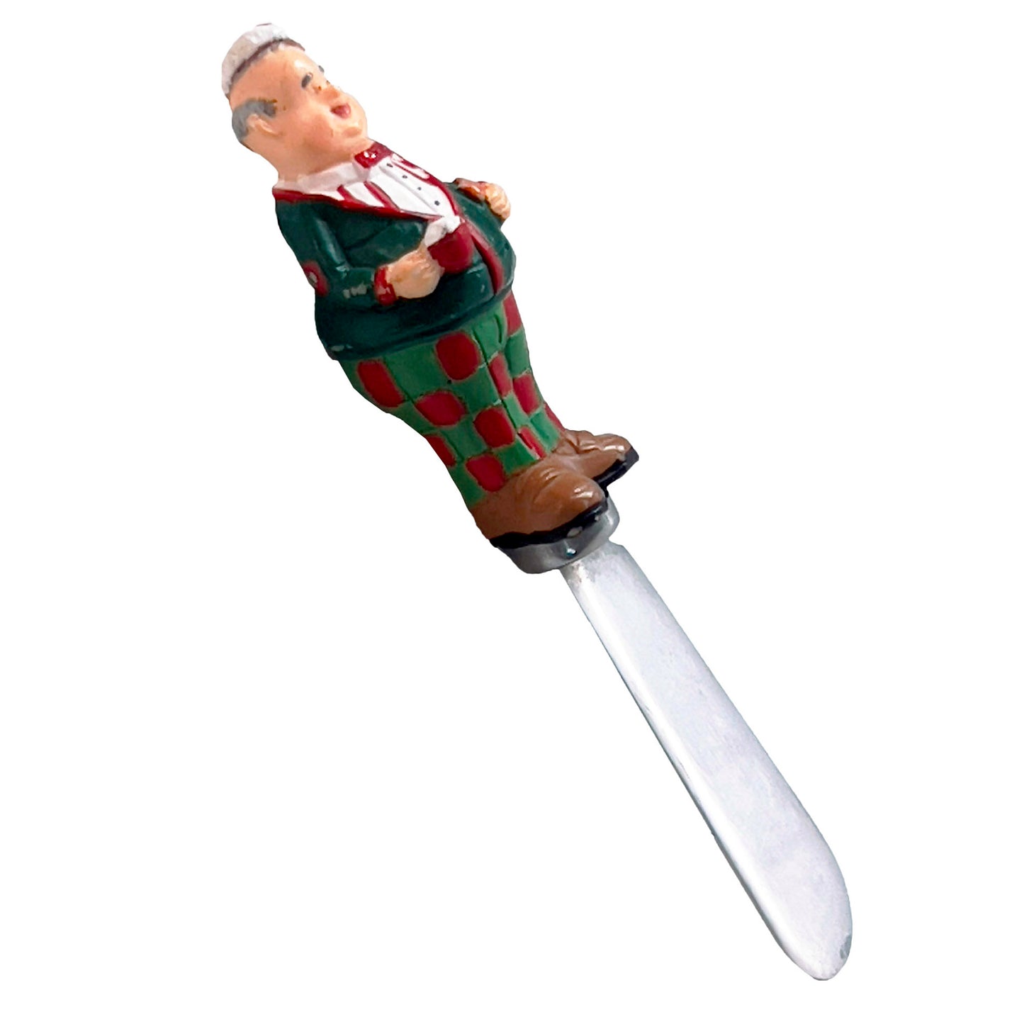 Santa Claus Cheese Spreader Knife by Boston Warehouse - 4 3/4 in.