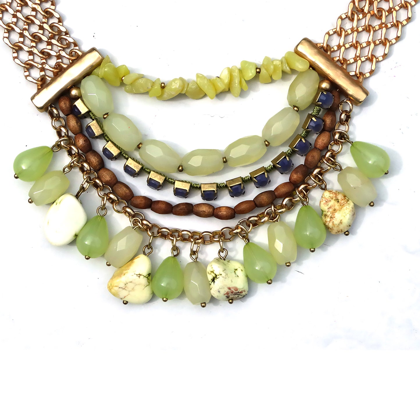 Chicos-Womens-Gold-Chain-Link,-Bead,-and-Gemstone-Necklace.-Shop-eBargainsAndDeals.com