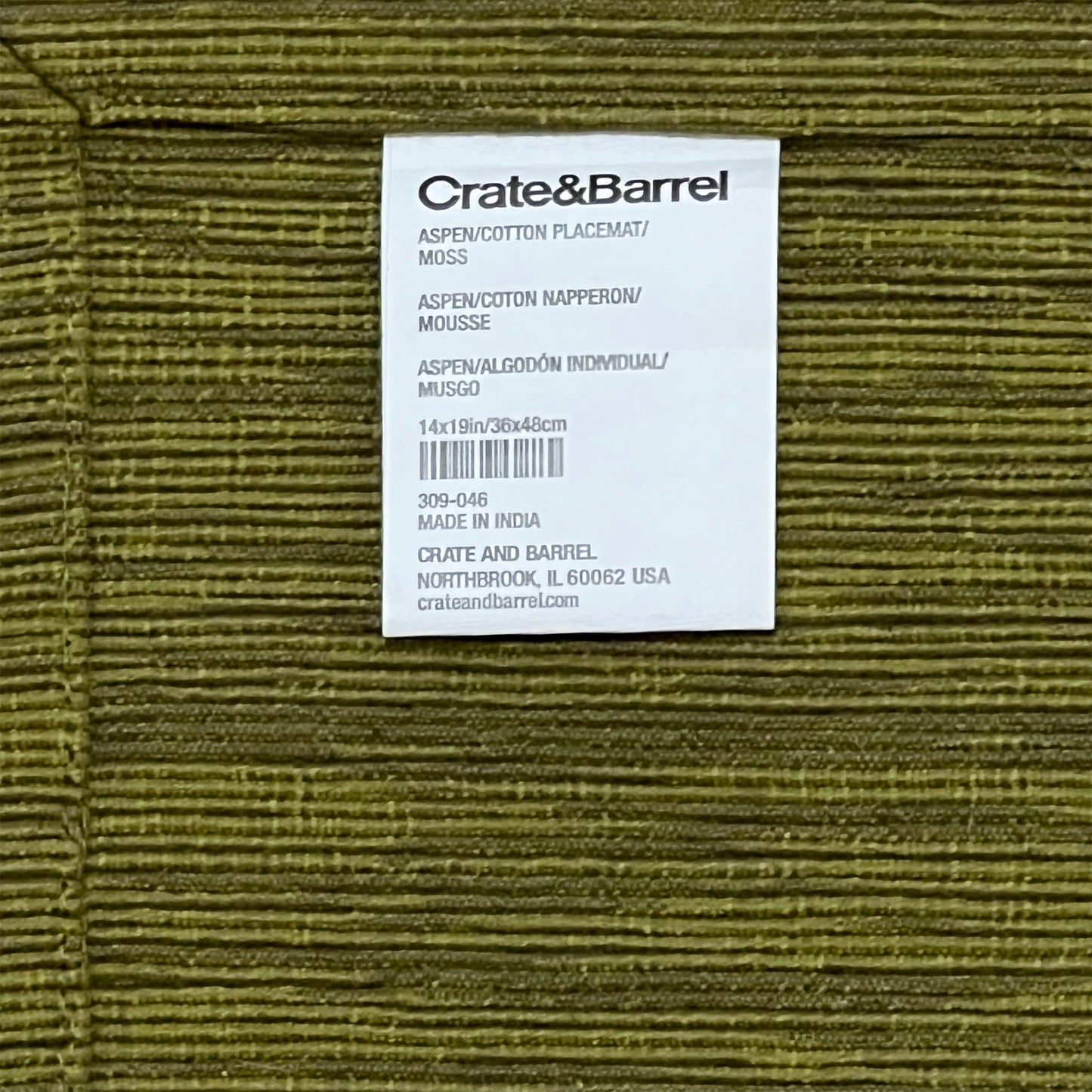 Crate-Barrel-14x19-Aspen-Moss-Cotton-Label.-Shop-eBargainsAndDeals.com