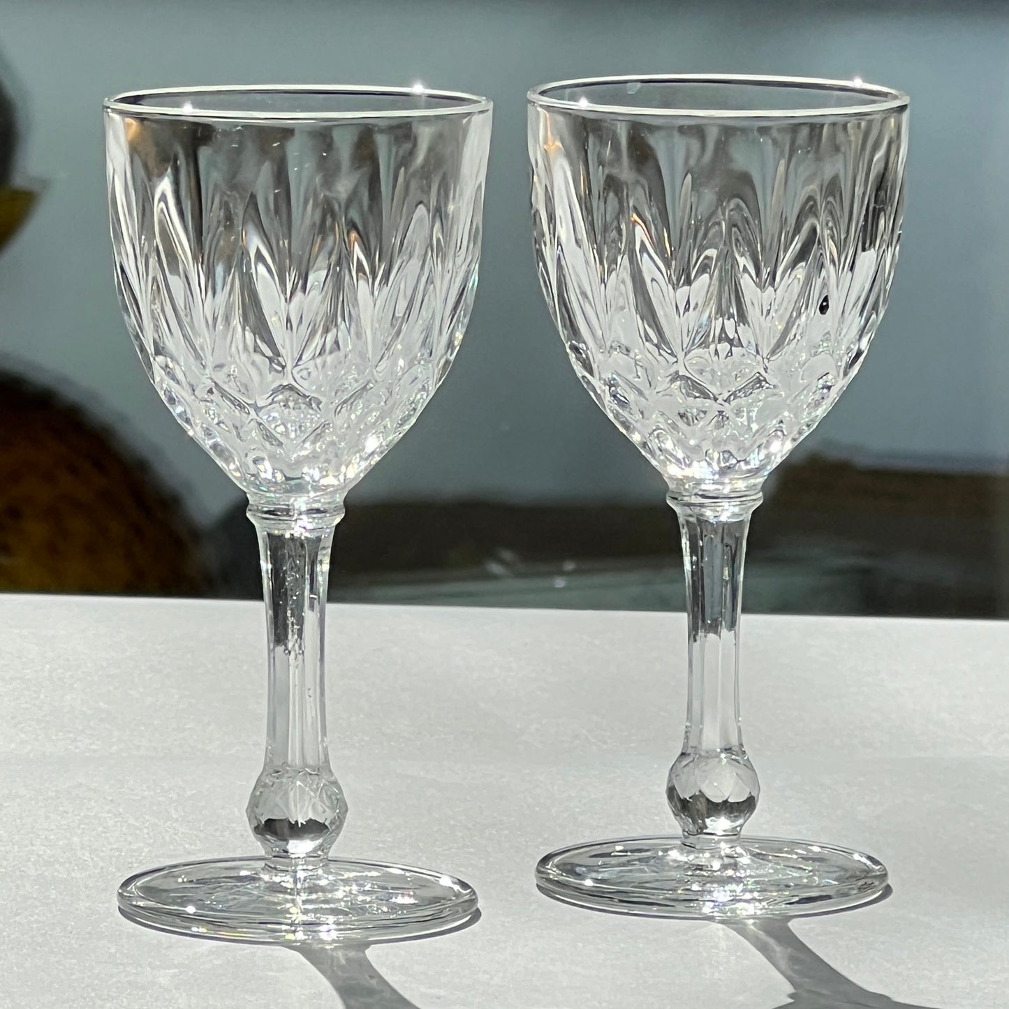 Cristal D'arques Durand Clear Stemmed Cordial Glasses - Set of 2