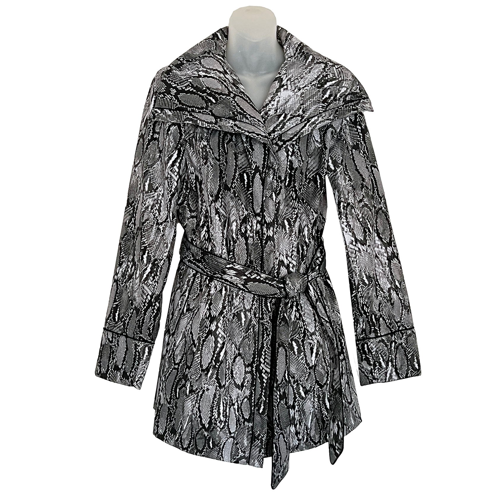 Dennis-by-Dennis-Basso-Faux-Reptile-Wrap-Trench-Raincoat-Small.