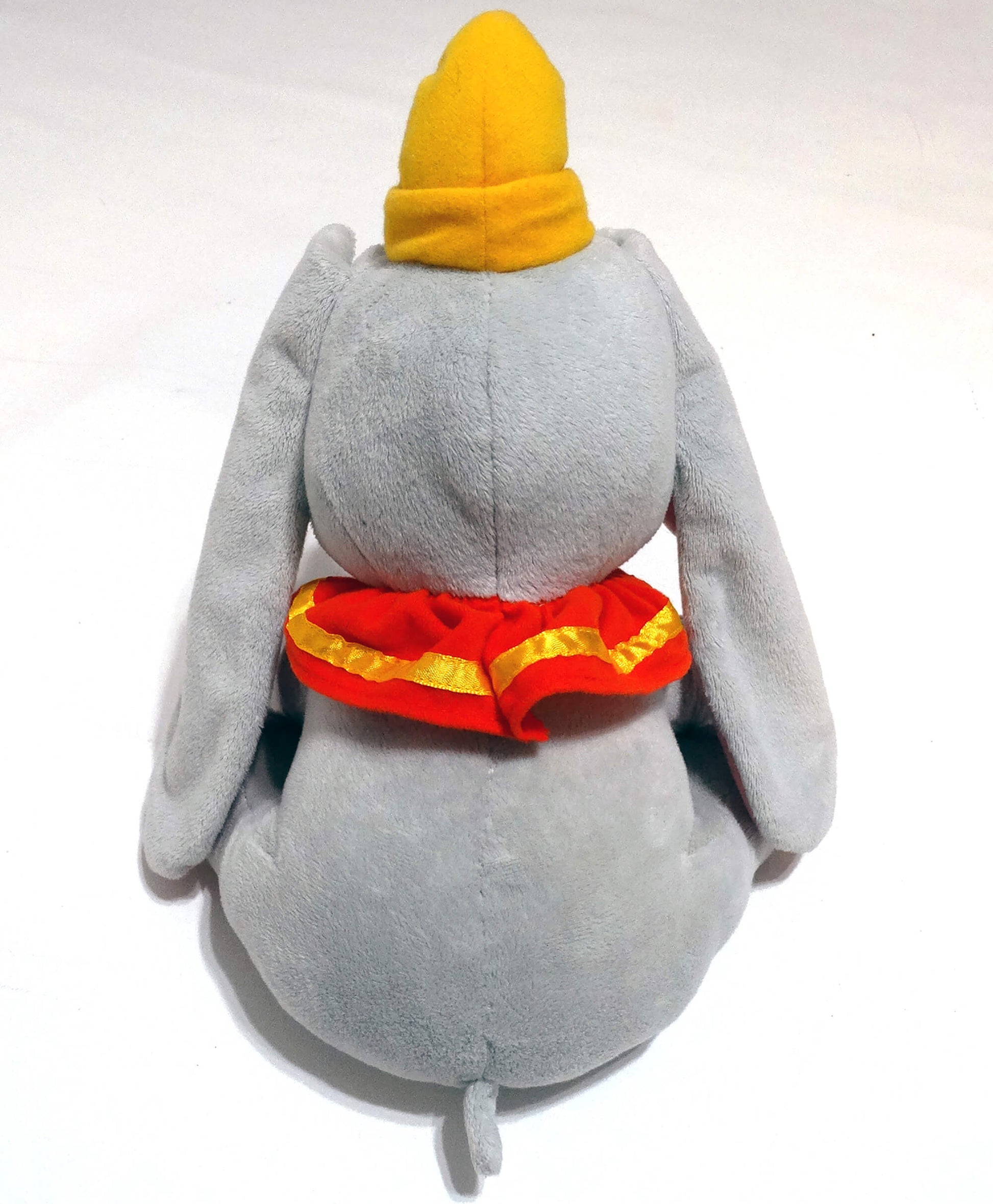 Disney-Dumbo-Flying-Elephant-Gray-Stuffed-Animal,-Back-View