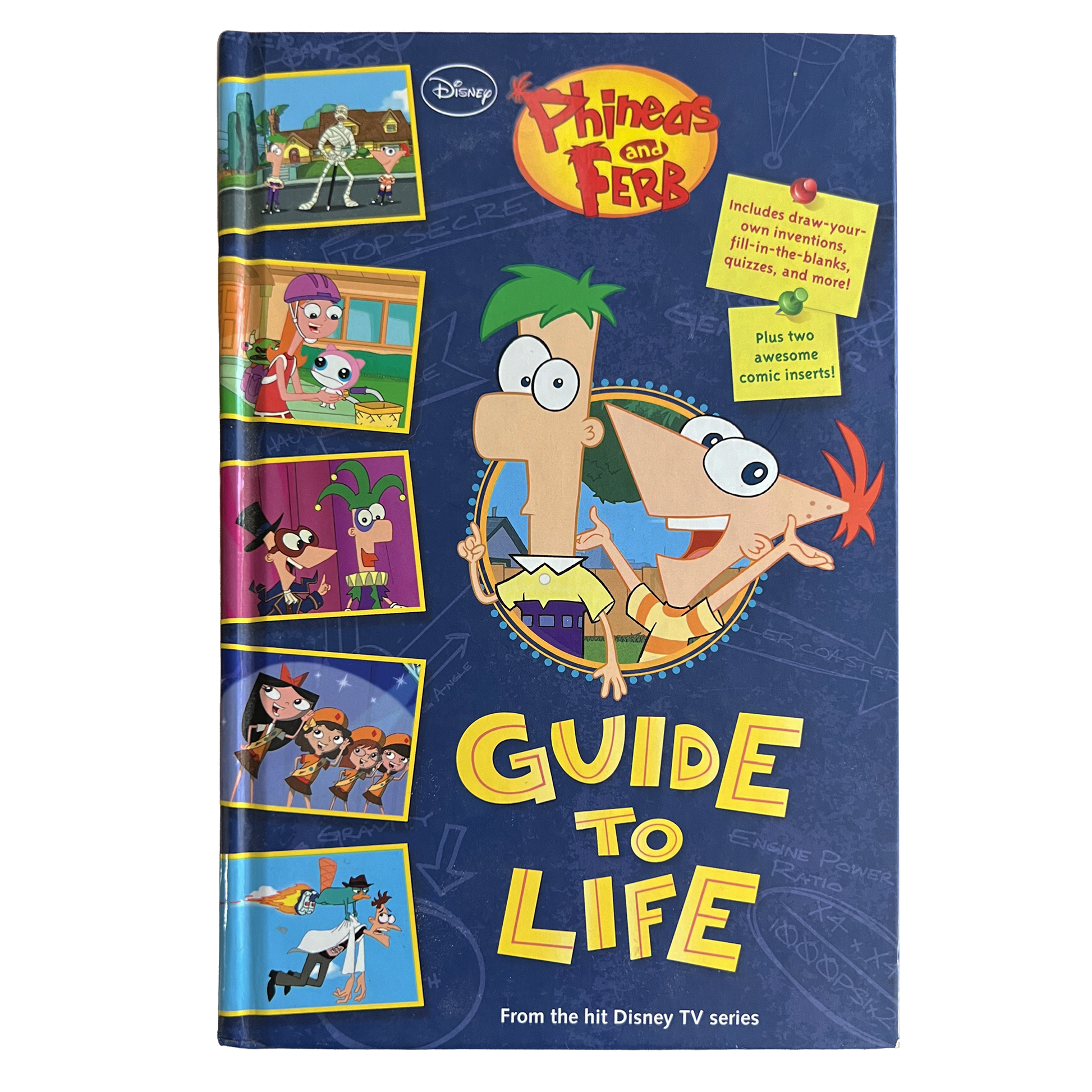 Disney-Phineas-and-Ferb-Guide-To-Life-Hardcover-Book