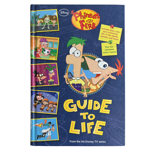 Disney-Phineas-and-Ferb-Guide-To-Life-Hardcover-Book