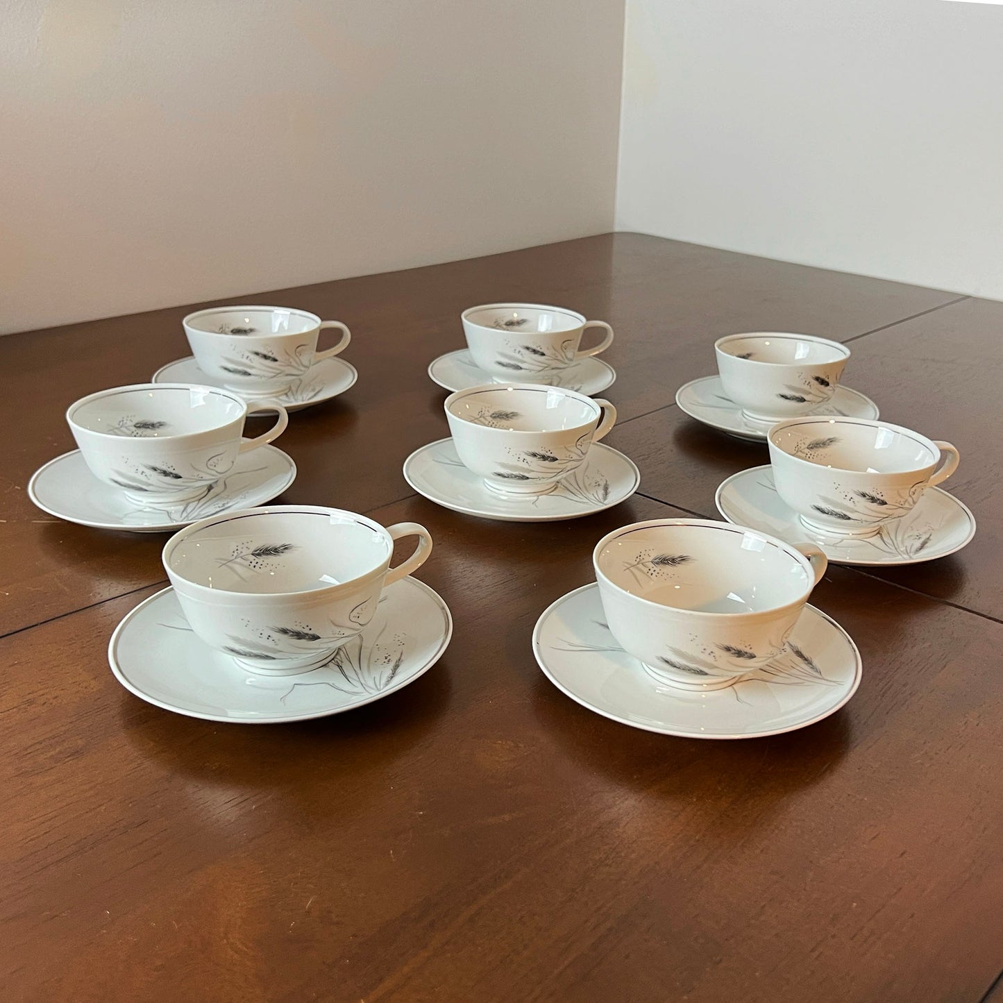 Easterling-Kora-Porcelain-Cups-and-Saucers-Set-of-8.-Shop-eBargainsAndDeals.com