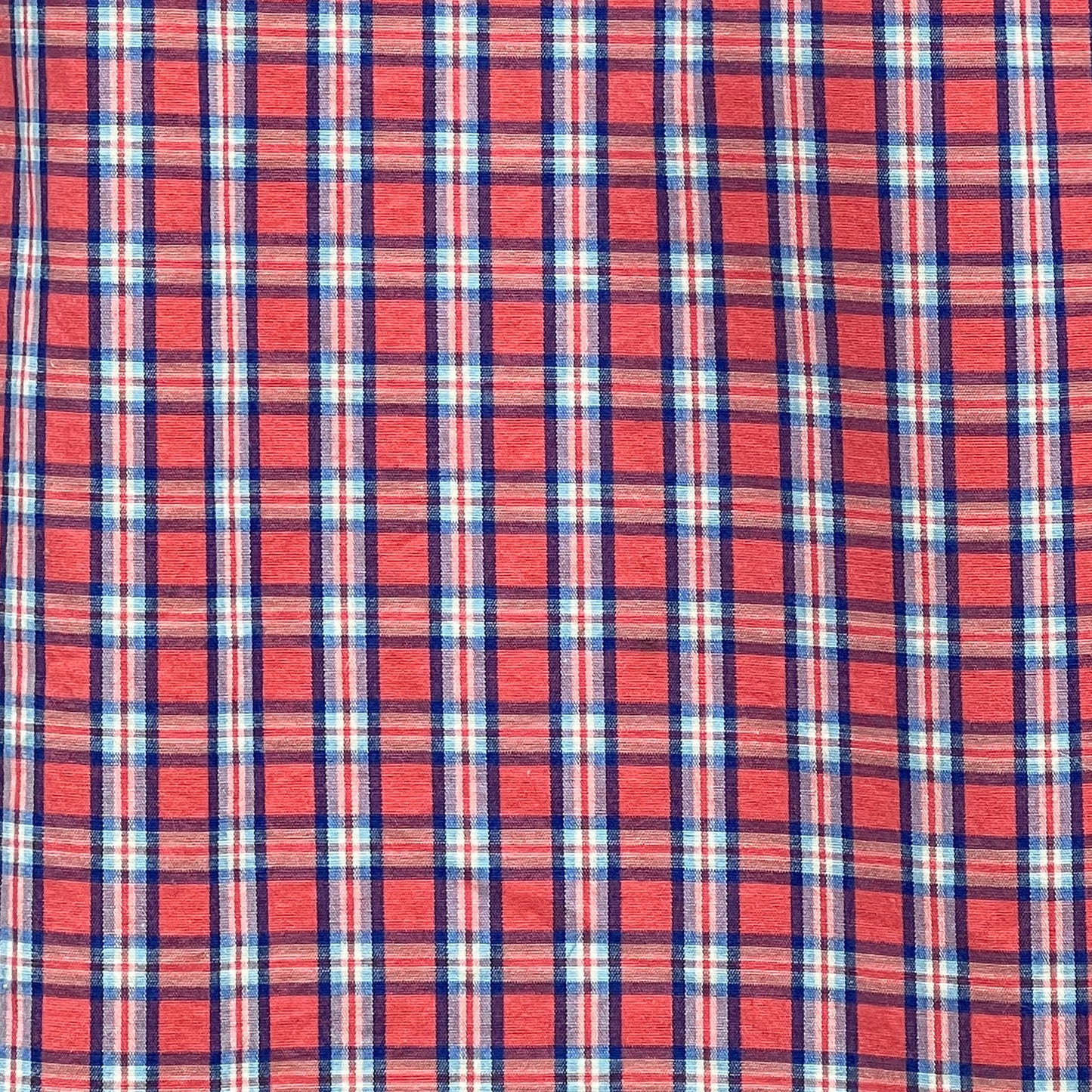 close-up-view-of-red-plaid-shirt-fabric