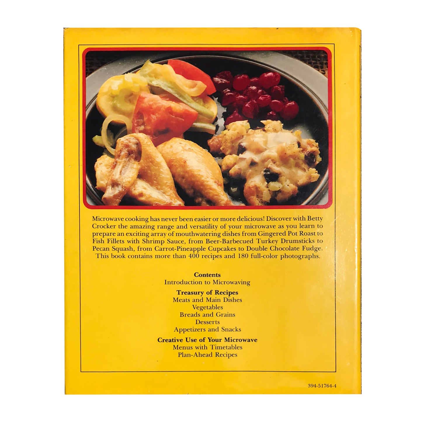 Back-view-of-the-Betty-Crocker-Microwave-Cookbook, 1981.-Shop-eBargainsAndDeals.com