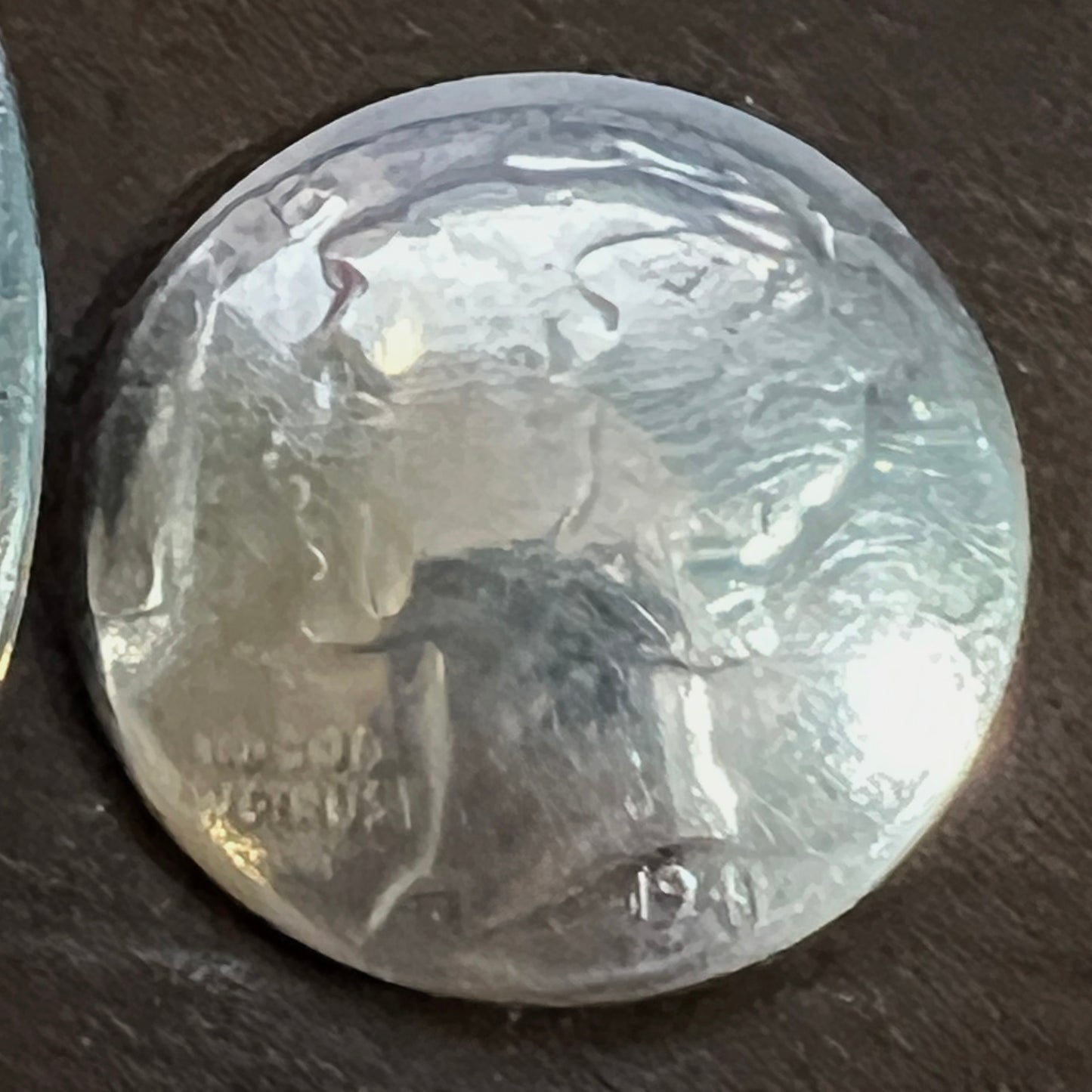 Sterling Silver & Turquoise Belt Buckle, Genuine Half Dollar Vintage Coins