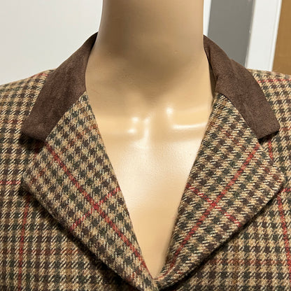 J.G.-Hook-Collection-Houndstooth-Plaid-Blazer.-Size-P8.-