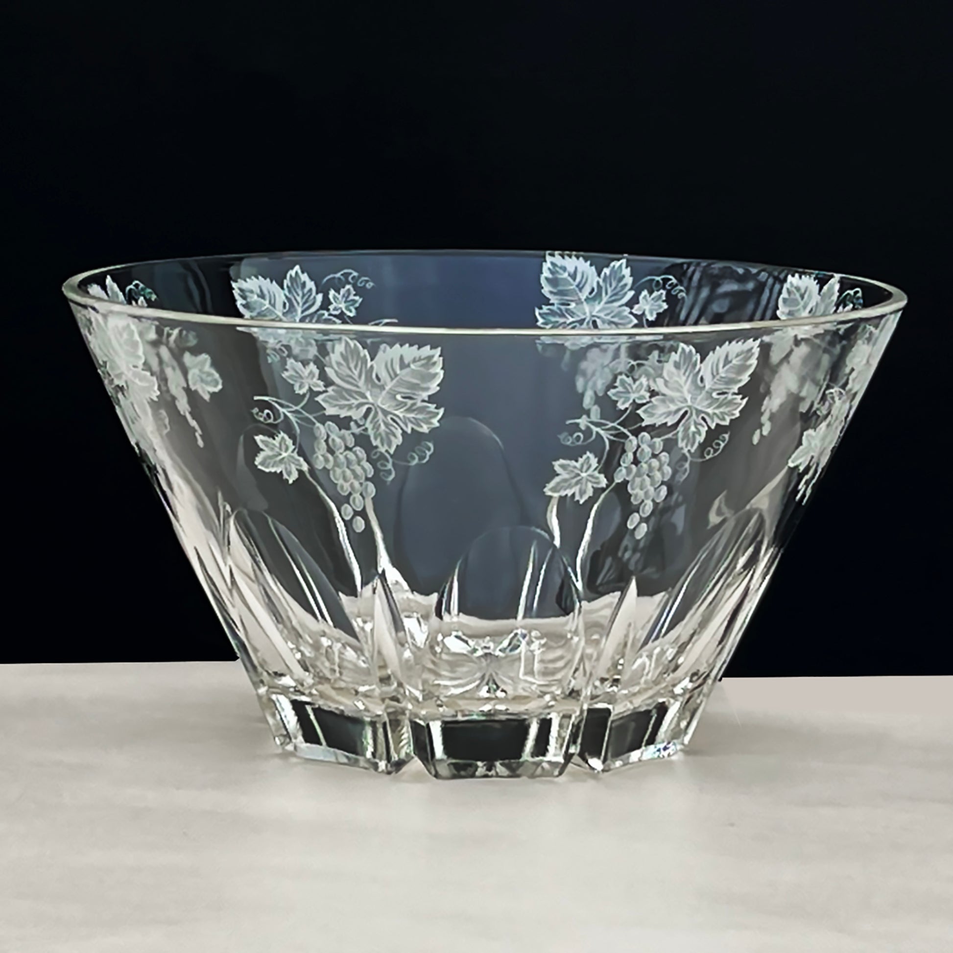 JAVIT-antique-lead-crystal-grape-leaf-etched-bowl.-Shop-eBargainsAndDeals.com