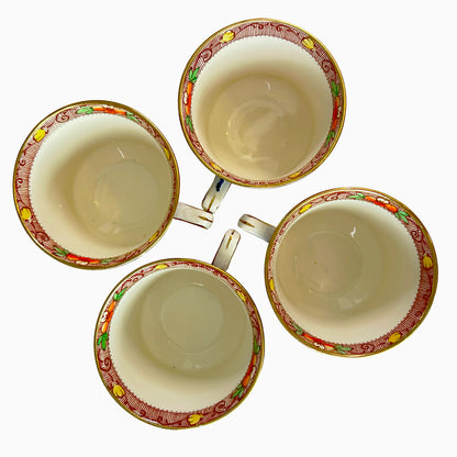 J_G-Meakin-Sol-Queen-Mary-Set-of-4-Tea-cups-and-Saucers.-Top-view.-Shop-eBargainsAndDeals.com