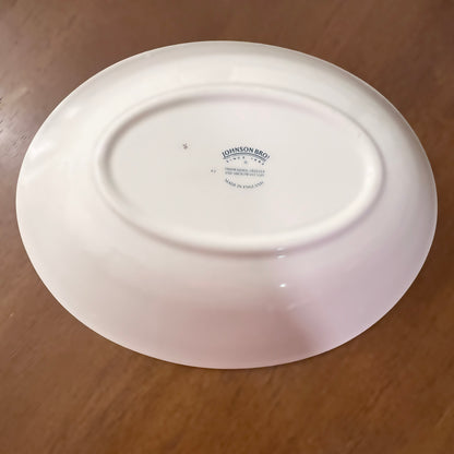 Johnson-Brothers-Acanthus-Blue-Bowl, Microwave, Freezer, Dishwasher Safe