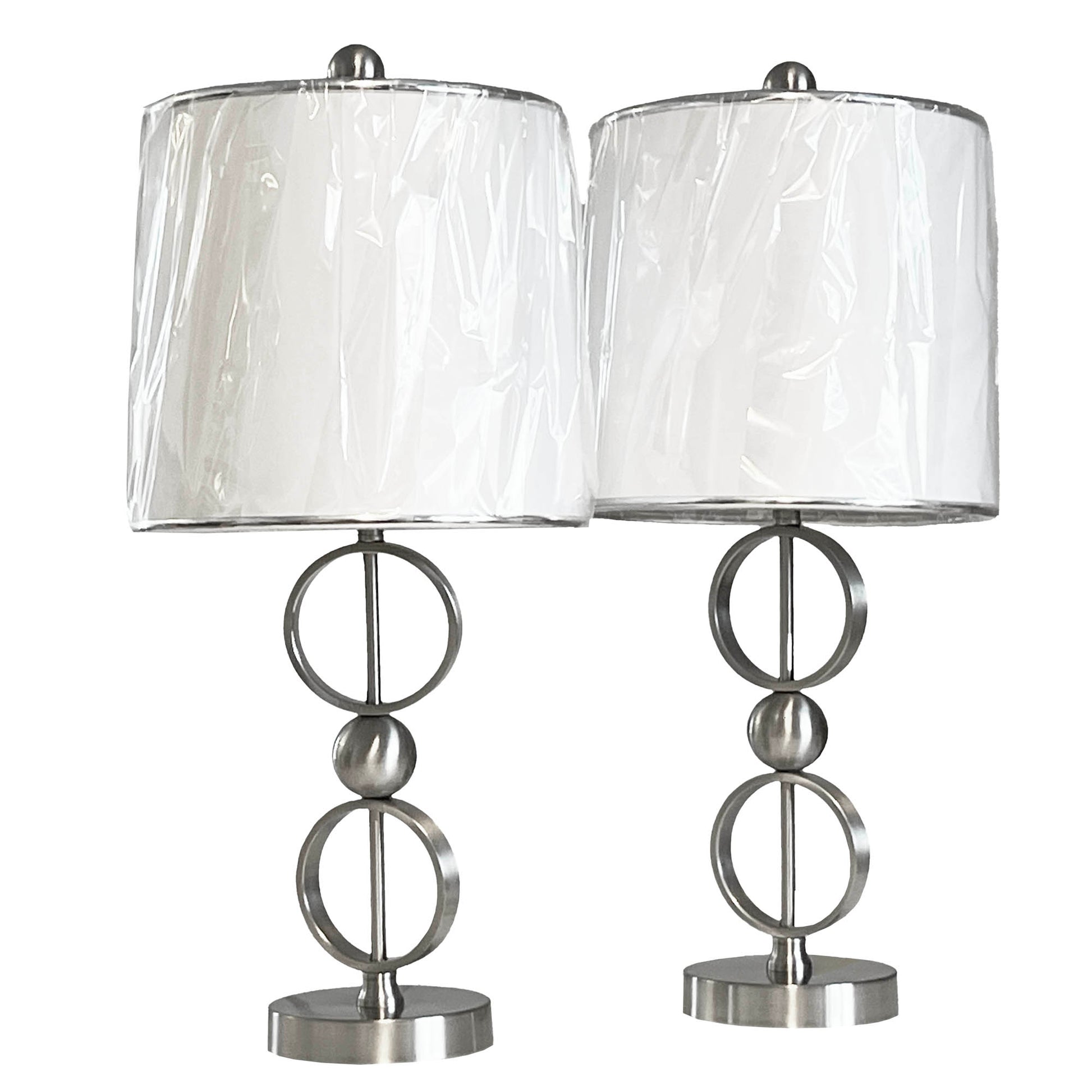 Lavish-Home-2-Circle-Brushed-Steel-Table-Lamps-for-Bedroom,-Living-Room,-Foyer.