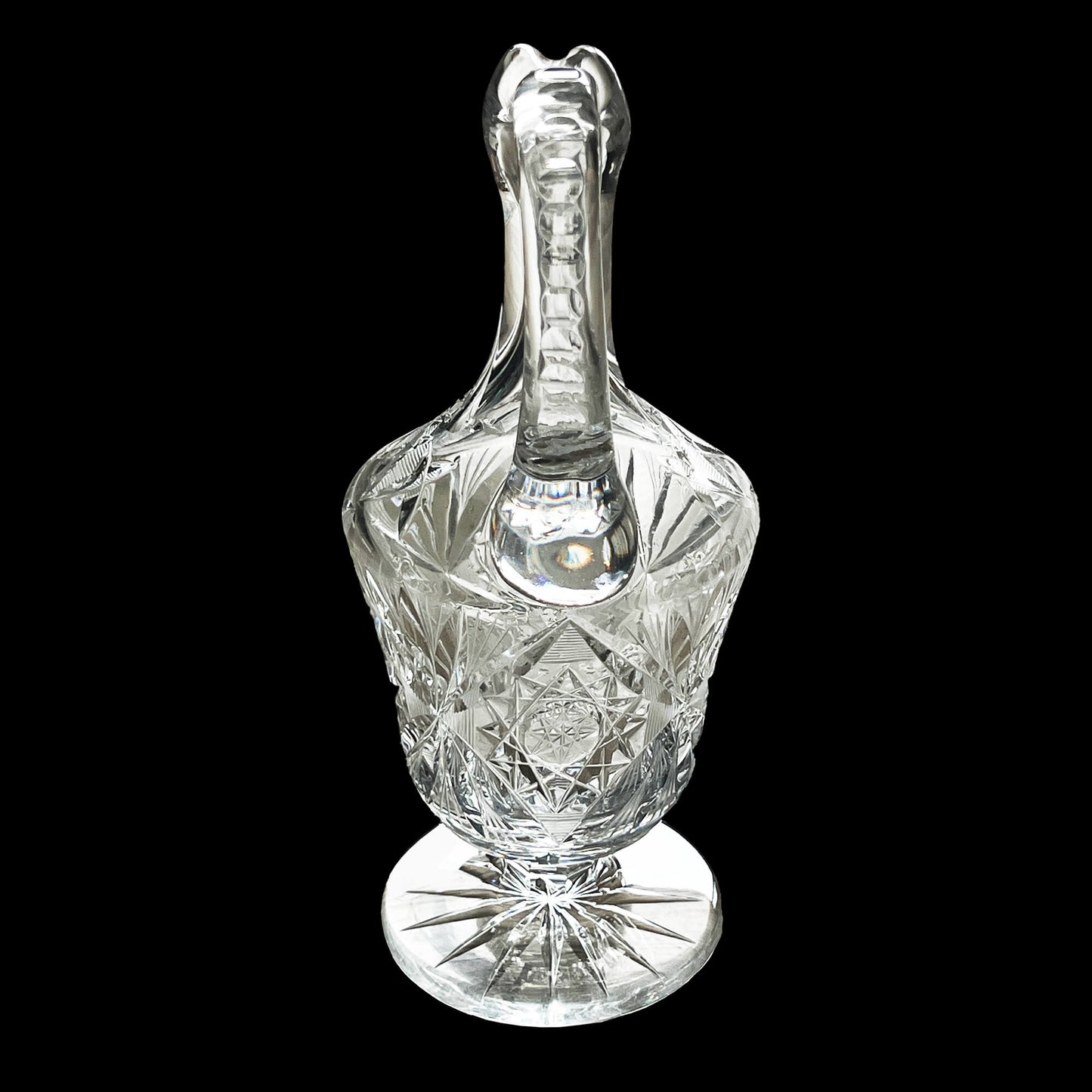 Libbey-American-Brilliant-Lead-Crystal-View of high handle