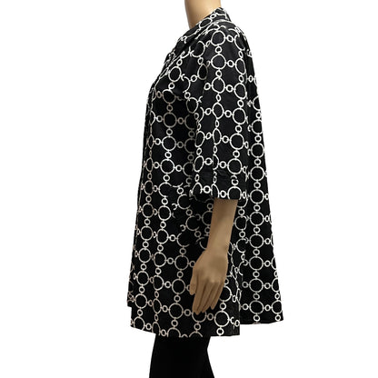 Luii-Black_-White-Embroidered-Jacket.-Side-view-2.-Shop-eBargainsAndDeals.com