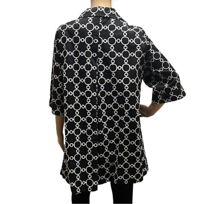 Luii-Women_s-Black_-White_-Embroidered-Jacket.-Back-view.-Shop-eBargainsAndDeals.com
