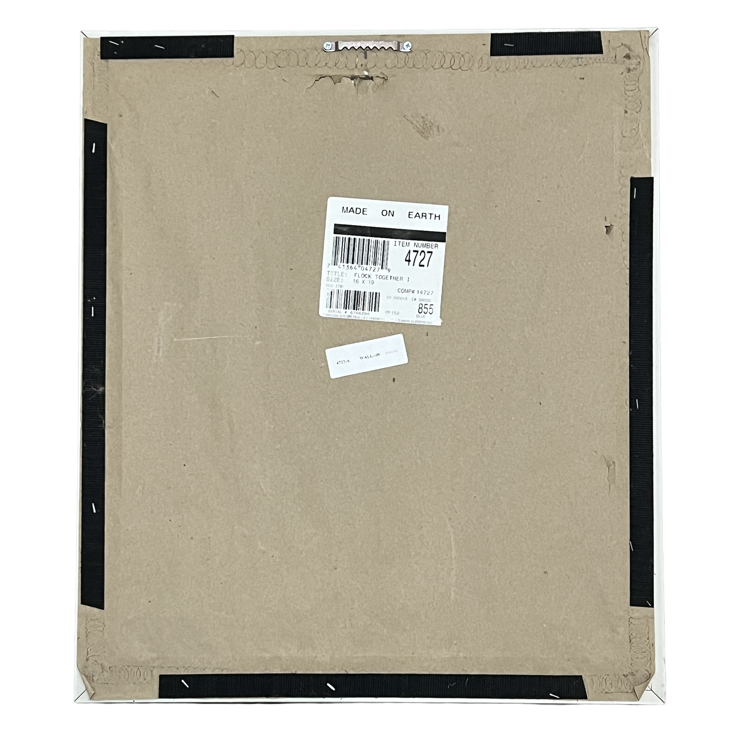 M. COLLINS FLOCK TOGETHER 1 - 16" x 19" Framed Bird Print, Artist Signed