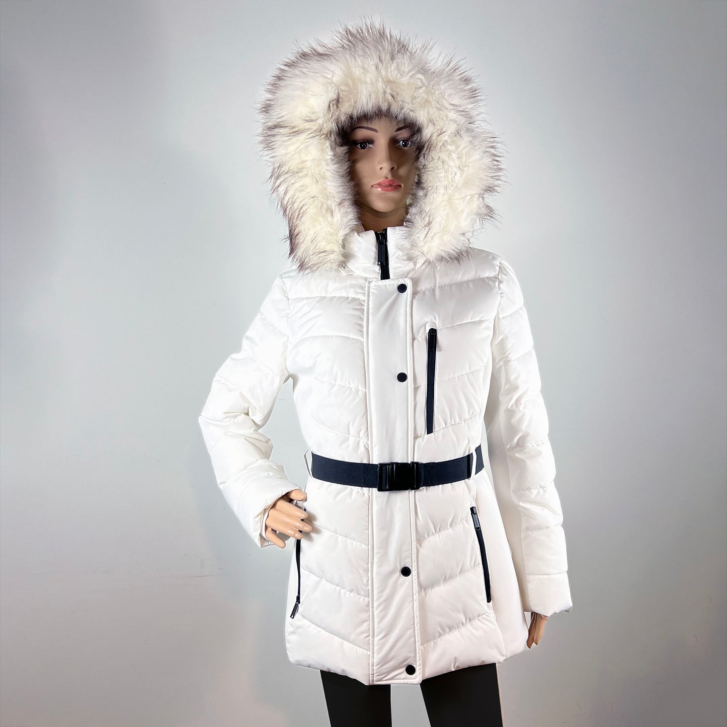 NEW_London-Fog-White-Belted-Puffer-Jacket.-M.-Quilted.