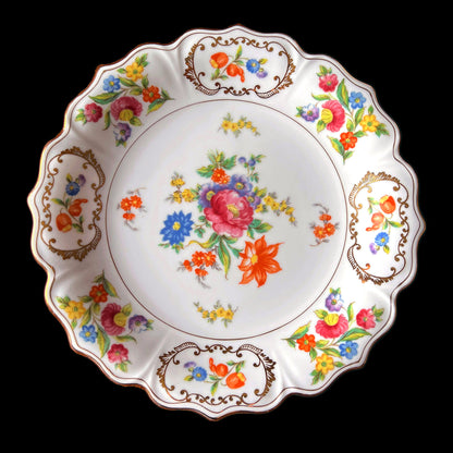 Antique-Noritake-Cake-Pate.-Gilt-Trim.