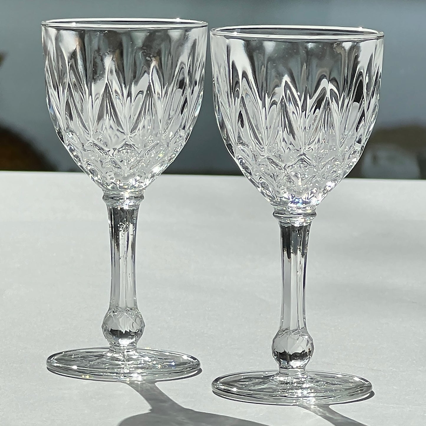 Cristal D'arques Durand Clear Stemmed Cordial Glasses - Set of 2