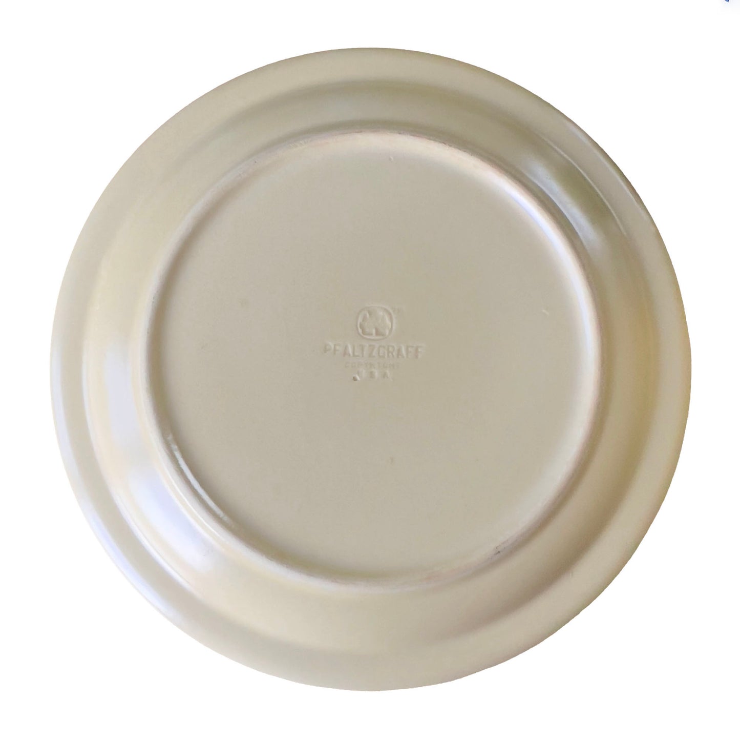 Pfaltzgraff-Village-Brown-dinner-plate-back-side-view.-Shop-eBargainsAndDeals.com