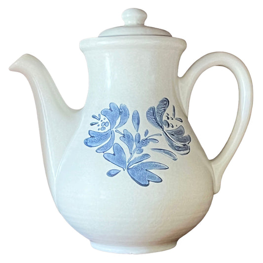 Pfaltzgraff Yorktowne Blue Stoneware Coffee Pot and  Lid, 7-Cup