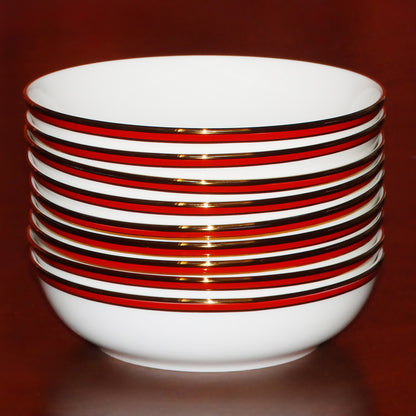 Pickard-Custom-China-Burgundy-and-24k-Gold-Soup-Bowls.-www.eBargainsAndDeals.com