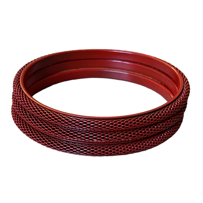 Red-Mesh-Bangle-Braclets-Stacked