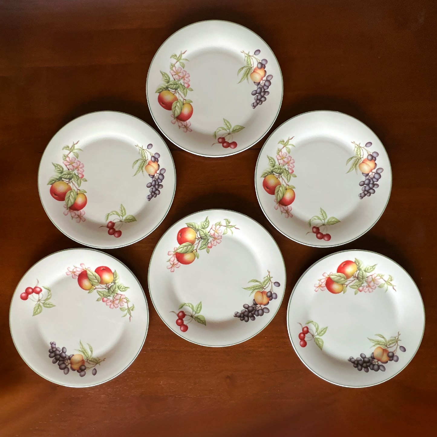 Royal-Doulton-Ashbury-Dinner-Plates.-Set-of-Six.-