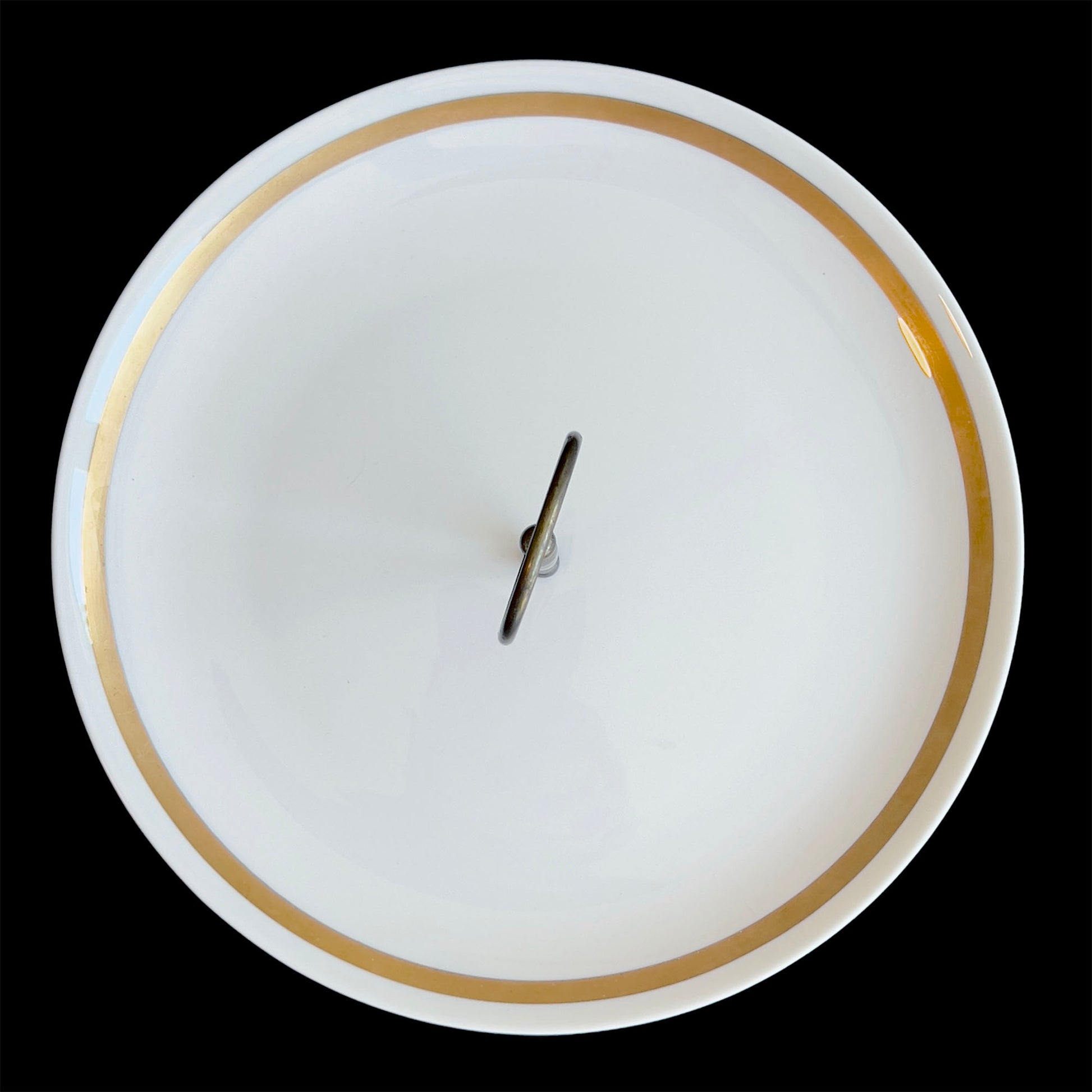 Royal-Jackson-White-Serving-Plate_-Gold-Trim-Handle.-Shop-eBargainsAndDeals.com
