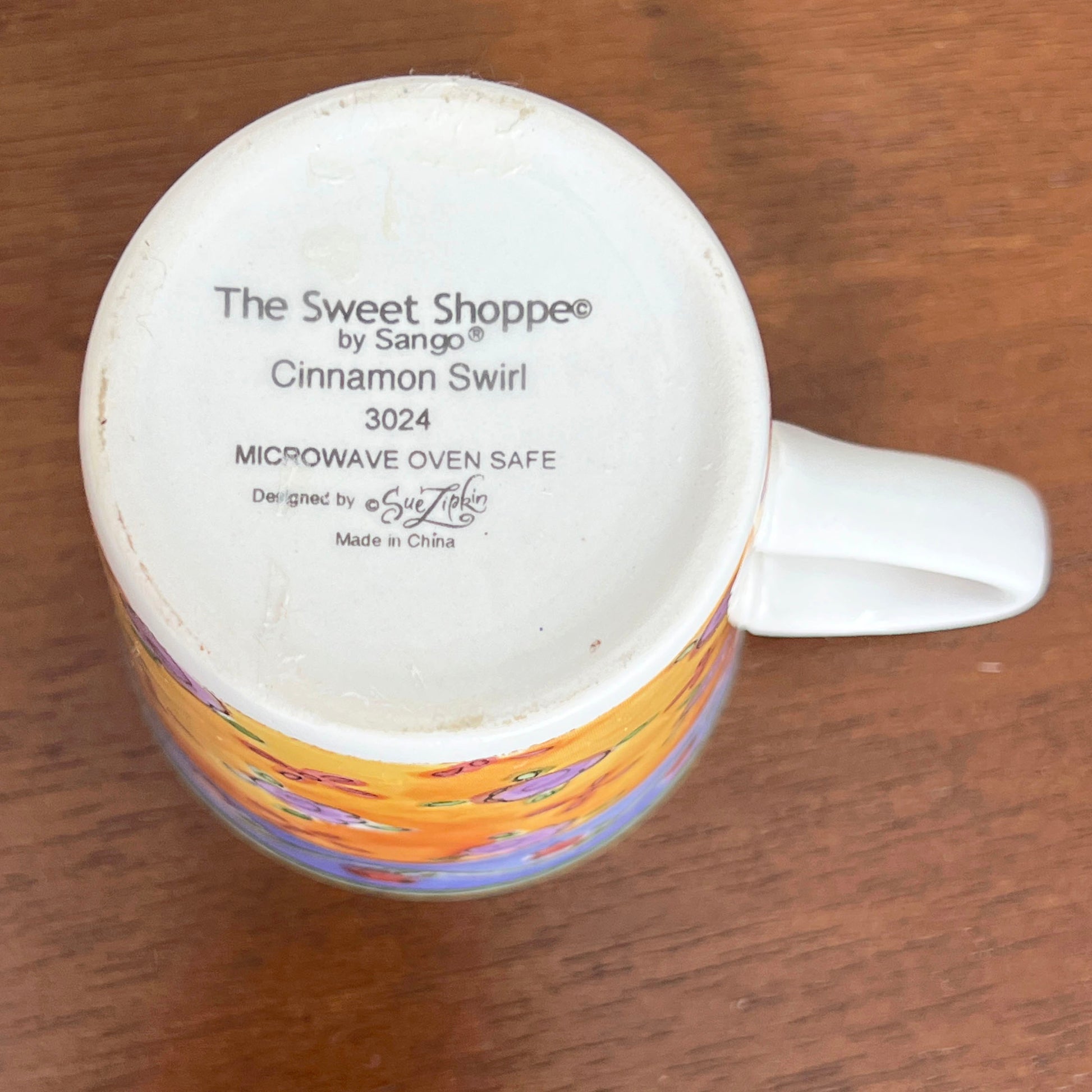 Sango-Cinnamon-Swirl-Coffee-Mug.-Bottom-View.-Shop-eBargainsAndDeals.com