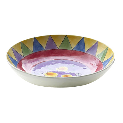 Sweet-Shoppe-Colorful-pasta-ceramic bowl with geometric design