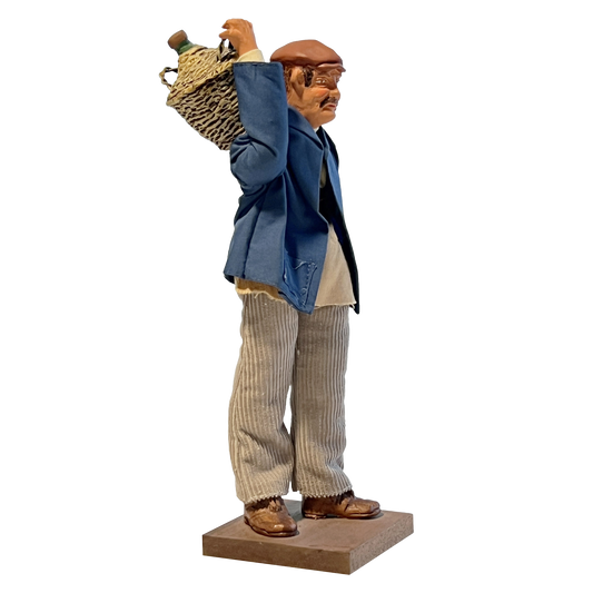 Santon-de-Provence-Grape-Harvester-Terracotta-Figurine