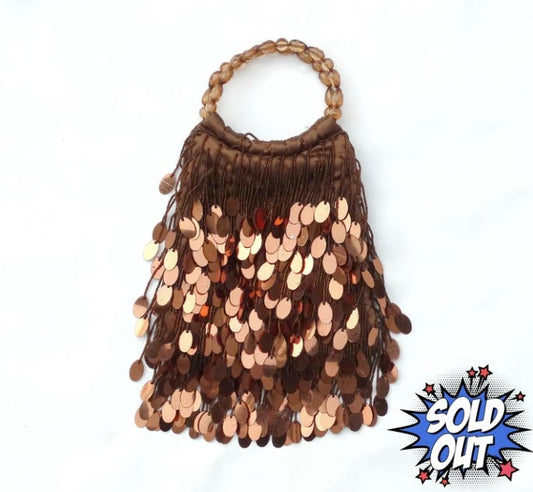 Sequin and Bead Evening Bag