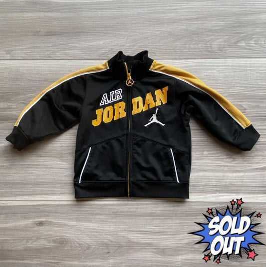 Infant Air Jordan Black Full Zip Basketball Track Jacket 12M