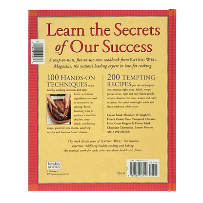 Secrets-of-Lowfat-Cooking.-Hardcover.-Back-cover.-Eating-Well-Book