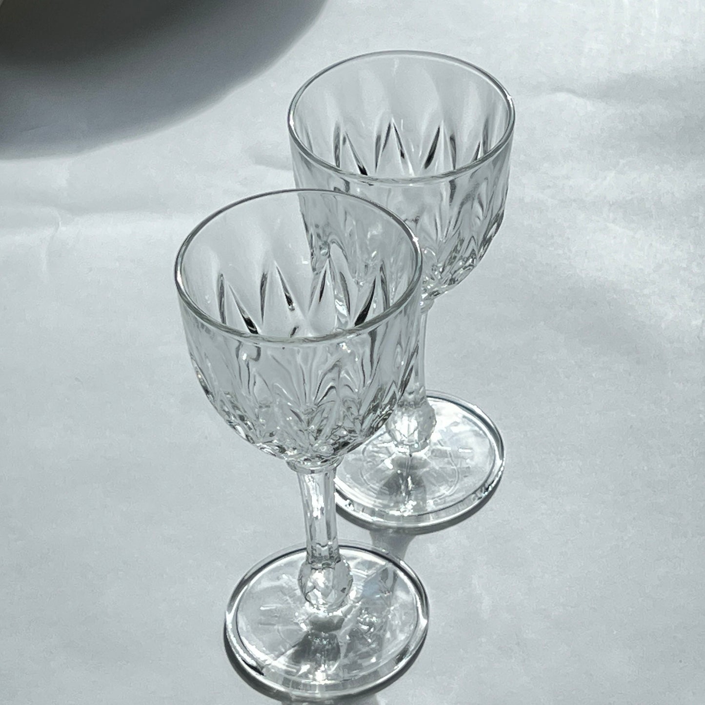 Cristal D'arques Durand Clear Stemmed Cordial Glasses - Set of 2