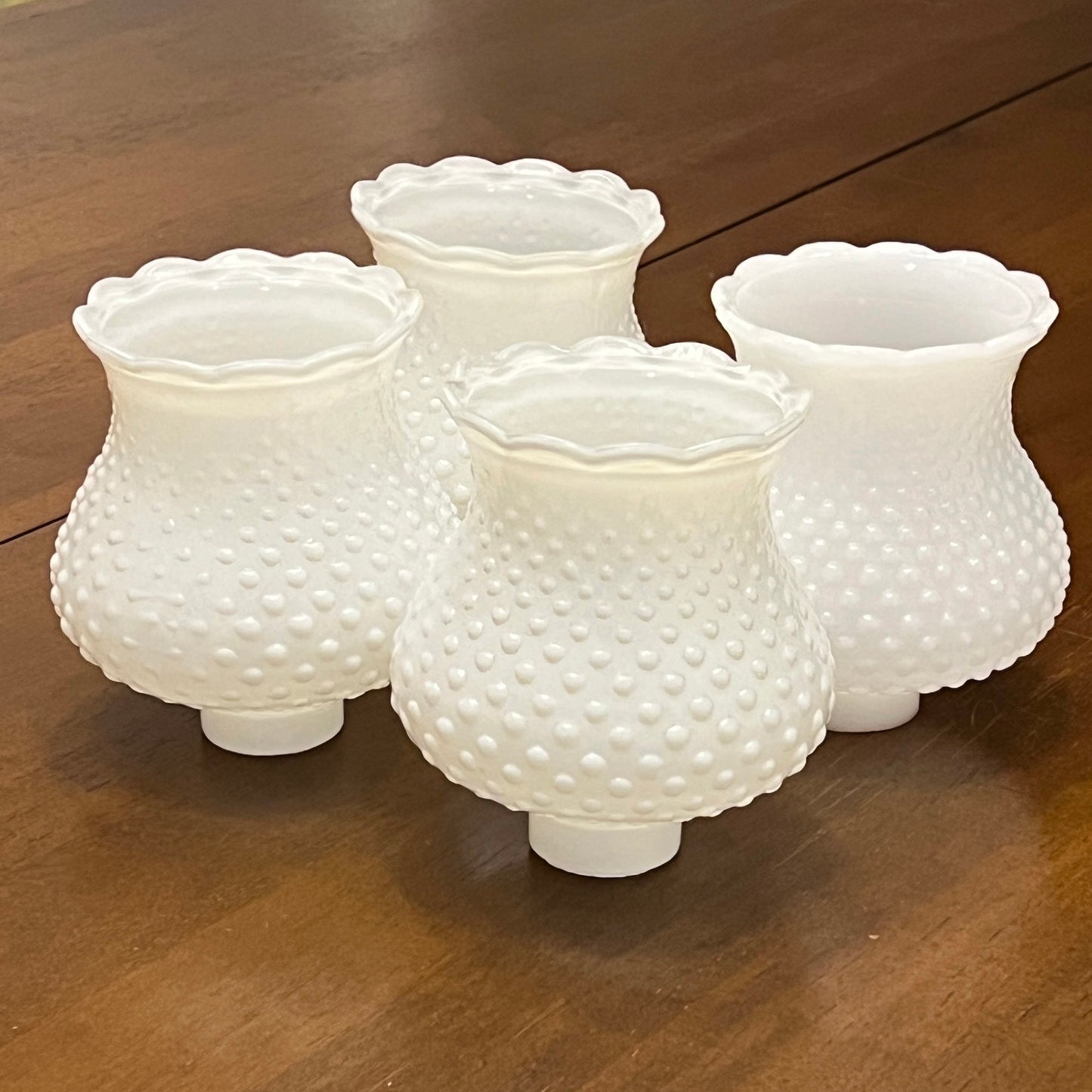 Set-of-4-white-hobnail-replacement-glass-shades.-Shop-eBargainsAndDeals.com