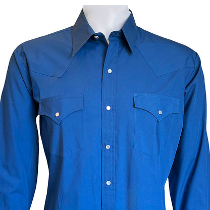 Sheplers-Men_s-Blue-Long-Sleeve-Cowboy-Shirt.-Size-Large.--Shop-eBargainsAndDeals.com