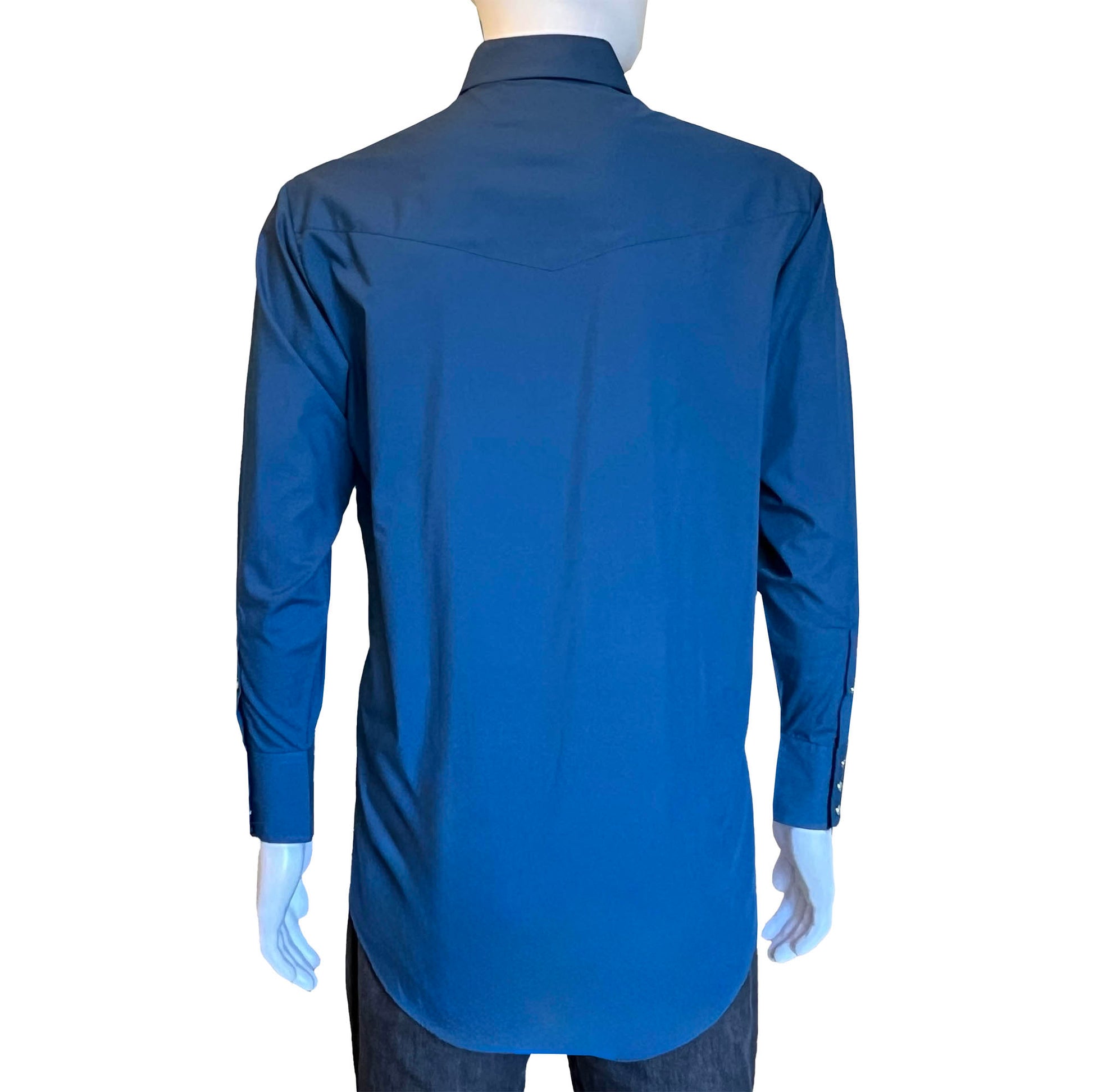 Sheplers-Men_s-Blue-Western-Shirt_-Back-view.-Shop-eBargainsAndDeals.com