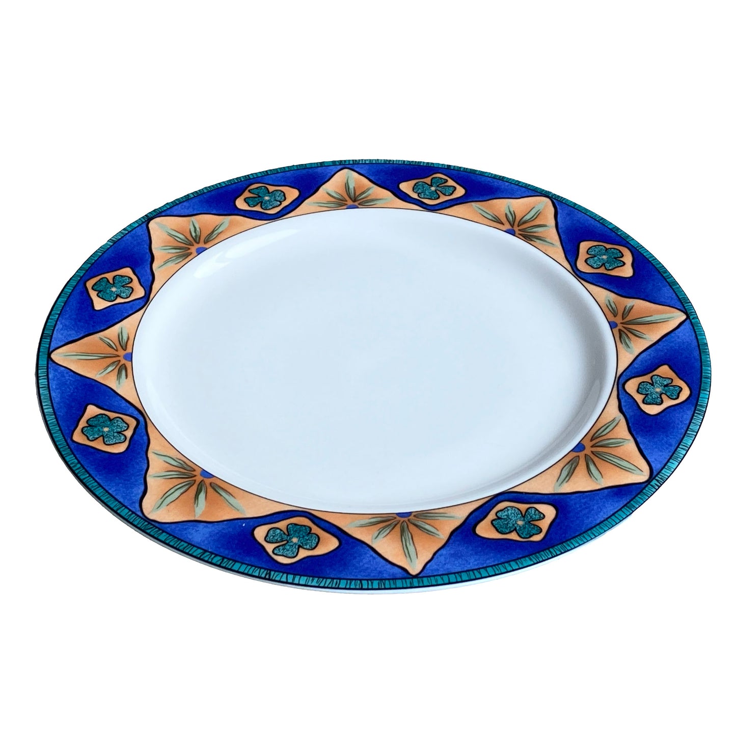 Starburst-by-Sakura-Blue-and-Peach-12-in-Chop-Plate